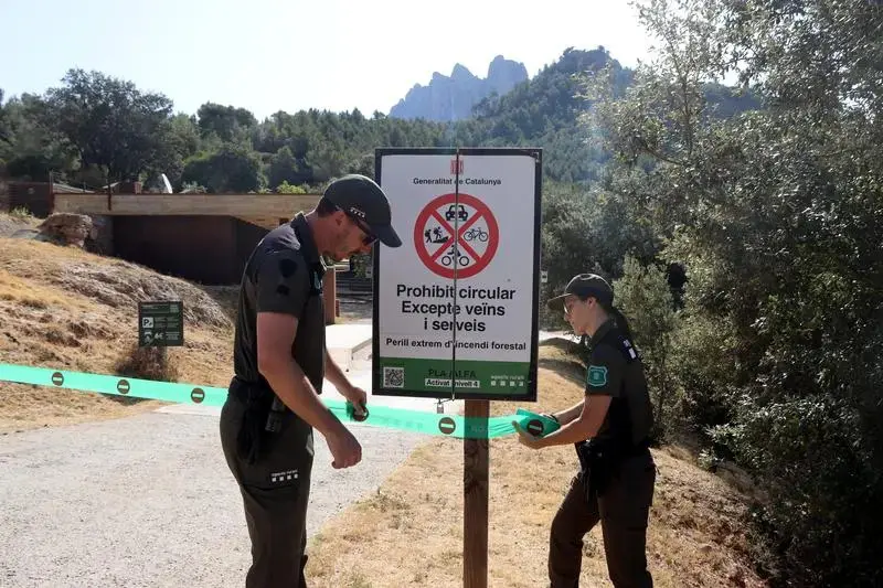 Montserrat i la Serra de Montsant s’afegeixen als espais naturals tancats i els Agents Rurals demanen «responsabilitat»