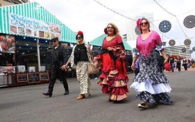 Els colors i els aires de Sevilla inunden Barcelona en el tram final de la Fira d’Abril: «Et recorda les teves arrels»