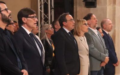 Illa, Junqueras i Rull lloen la figura «providencial» de Tarradellas en els 50 anys de la restauració de la Generalitat