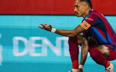 1-3. Un triplet de Raphinha, amb dues assistències de Lamine, arrasa el Sevilla