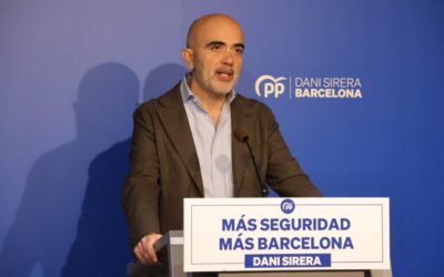 Sirera: «Collboni no pot vendre com a èxit que un de cada tres barcelonins sigui víctima d’un delicte»