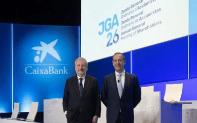 CaixaBank admet que la càrrega de feina de la plantilla és «alta» en una junta general d’accionistes marcada per la vaga